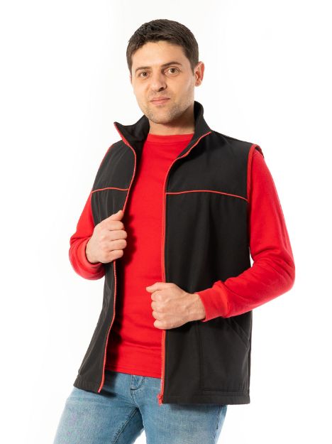 Poza cu VESTA UNISEX DIN SOFTSHELL BICOLORA 1081